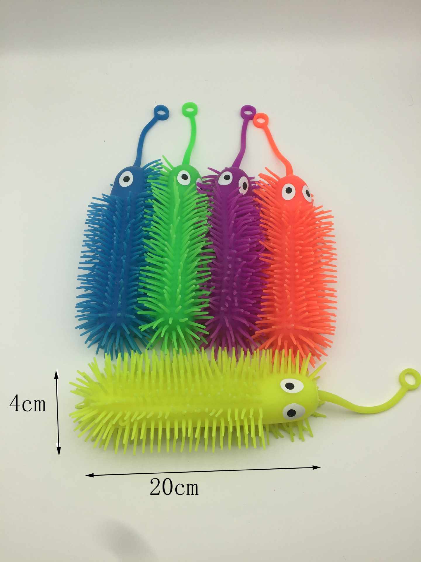 Yiwu quality goods factory direct sales: Glowing balls, small caterpillars, street stalls, night markets, hot selling, novel toys -1001/2098