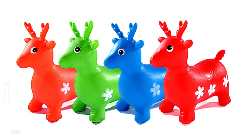 Yiwu quality Goods manufacturer produces high-quality, pure PVC, environmentally friendly, sika deer baby animal toys for kindergartens and children. ASTM,EN71-1001/2304