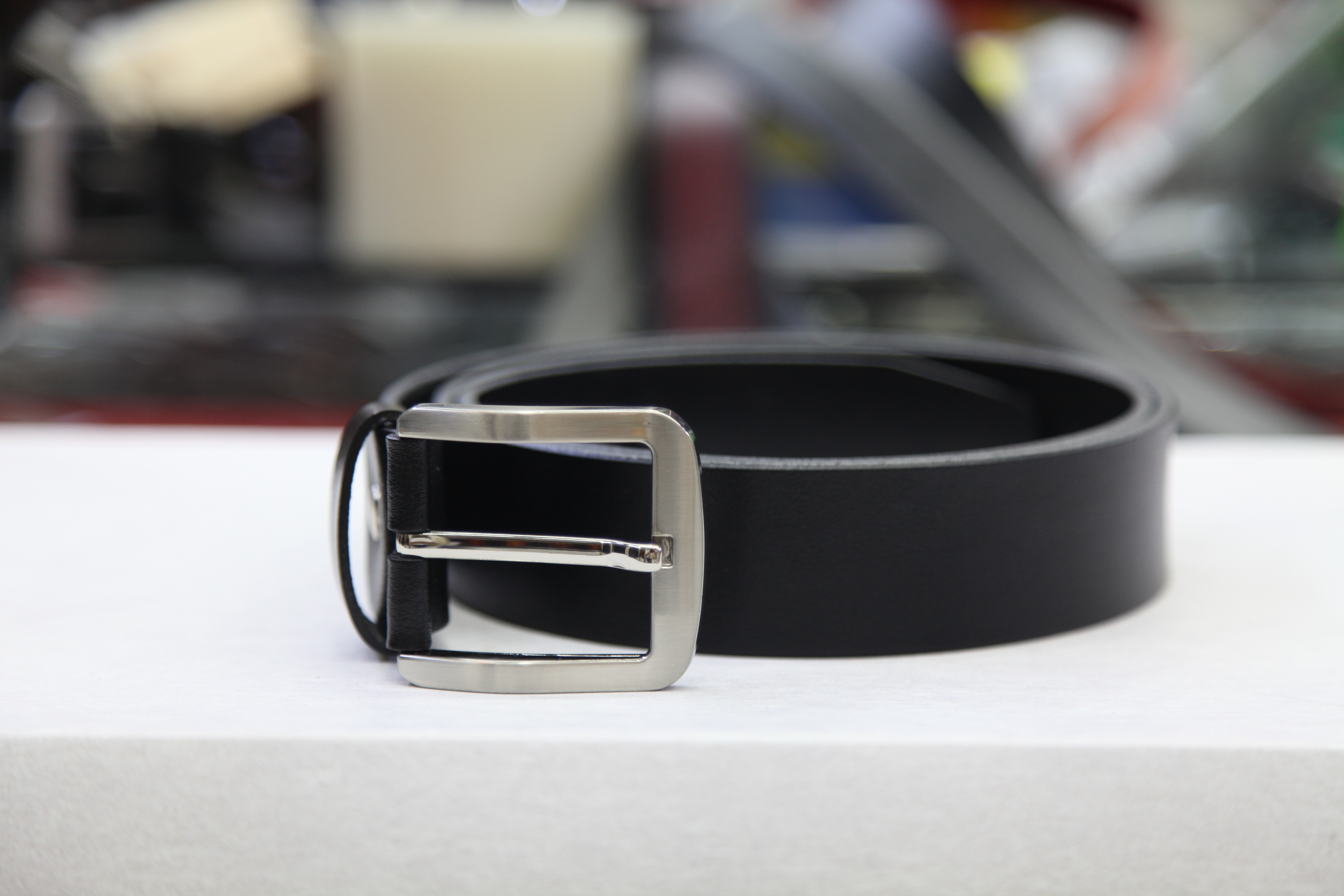 Yiwu Selection 4cm 100% cattle leather belt flat wireless light bottom -1006/45770 thumbnail