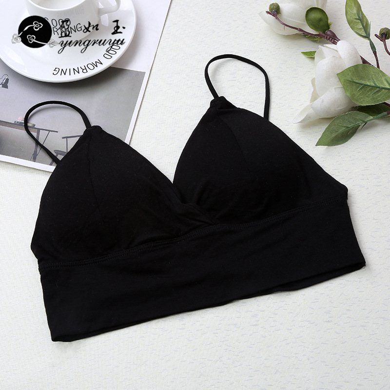 Yiwu Good Goods Summer Korean Fashion Halter Wrap Chest Cotton Yoga Girls Sports Small Vest Sexy Underwear Wholesale -1006/48302 Item Picture