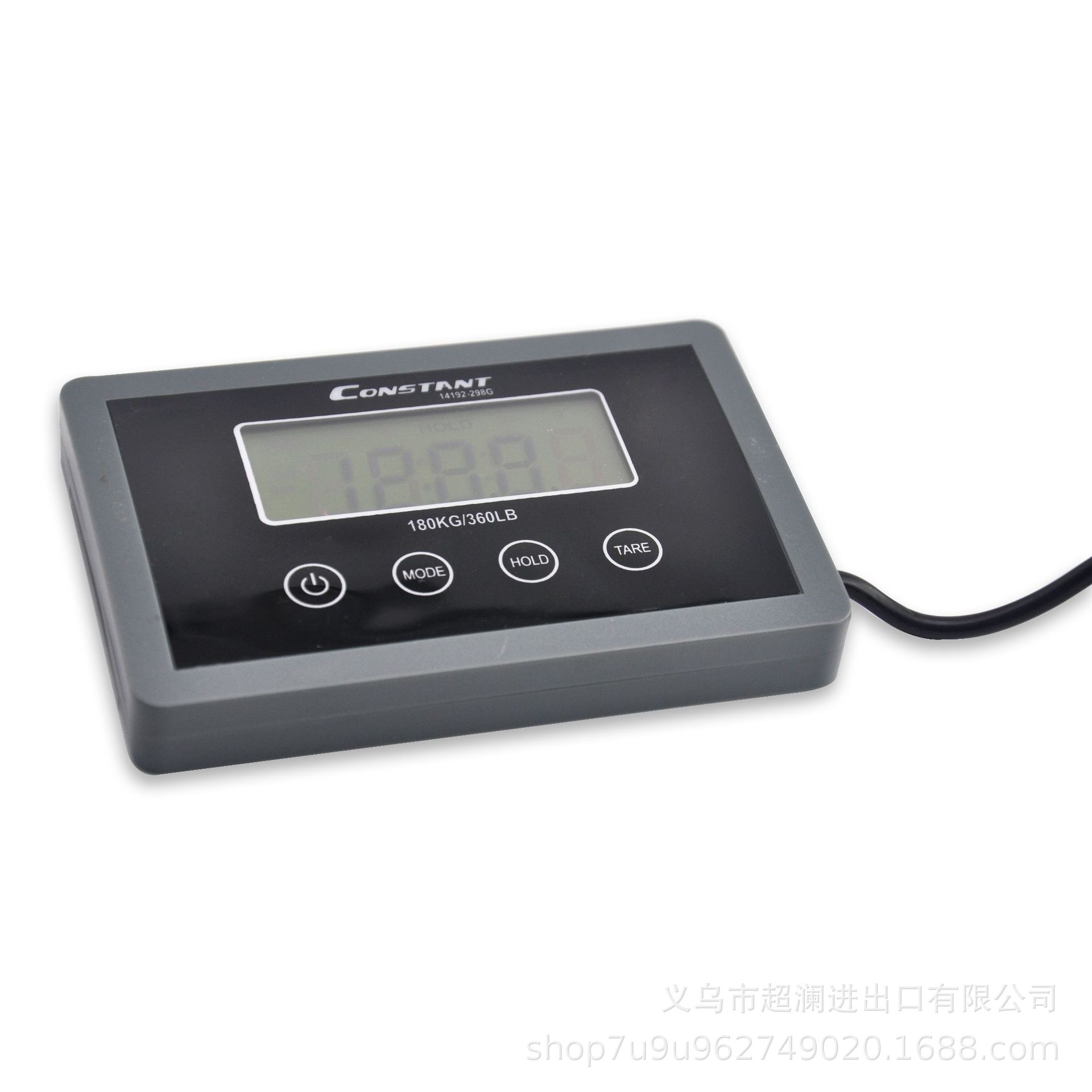 14192-298G high-quality commercial scale for export and foreign trade, English version portable parcel scale, SF Express scale, electronic postal scale 180KG Specification image