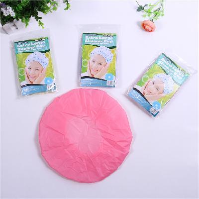 厂家直销热卖浴帽 pe小花边浴帽 优质布料 价格实惠 外观清新-1006/35800