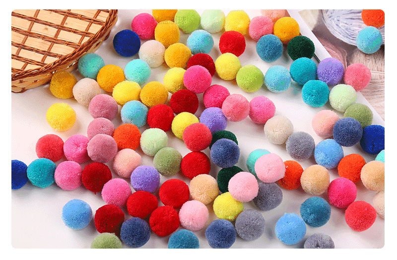 Wholesale of 1.5mm wool balls, cashmere and bayberry balls, clothing, hats, accessories and accessories from Xingsheng Ball Manufacturing KSM015 pic 3