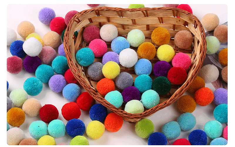 Wholesale of 1.5mm wool balls, cashmere and bayberry balls, clothing, hats, accessories and accessories from Xingsheng Ball Manufacturing KSM015 pic 4