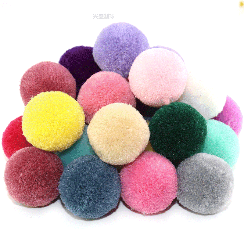 Wholesale of 1.5mm wool balls, cashmere and bayberry balls, clothing, hats, accessories and accessories from Xingsheng Ball Manufacturing KSM015 pic 5