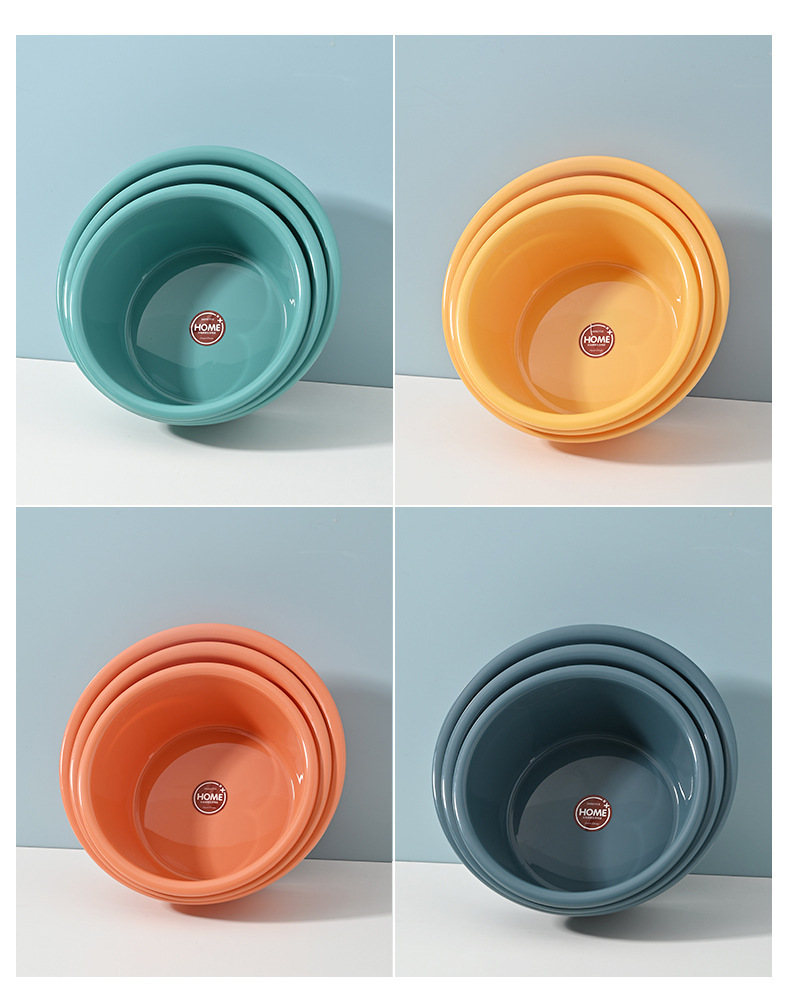 家用大号塑料脸盆 学生宿舍洗头洗脸家用盆子儿童洗脚洗衣服盆塑料盆详情12