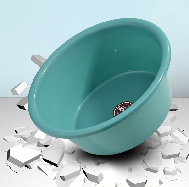 家用大号塑料脸盆 学生宿舍洗头洗脸家用盆子儿童洗脚洗衣服盆塑料盆详情8