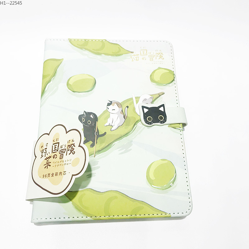 96 pages MCA502-0976C Cat Adventure Kingdom Magnetic buckle PU soft notebook details Picture