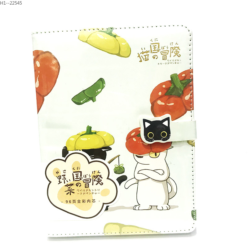 96 pages MCA502-0976C Cat Adventure Kingdom Magnetic buckle PU soft notebook Application Scenario
