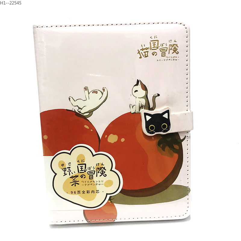 96 pages MCA502-0976C Cat Adventure Kingdom Magnetic buckle PU soft notebook Item Picture