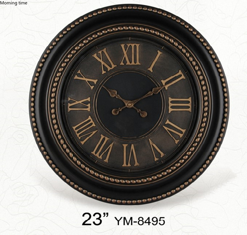 Model 8495A plastic retro wall clock in Europe and America详情2