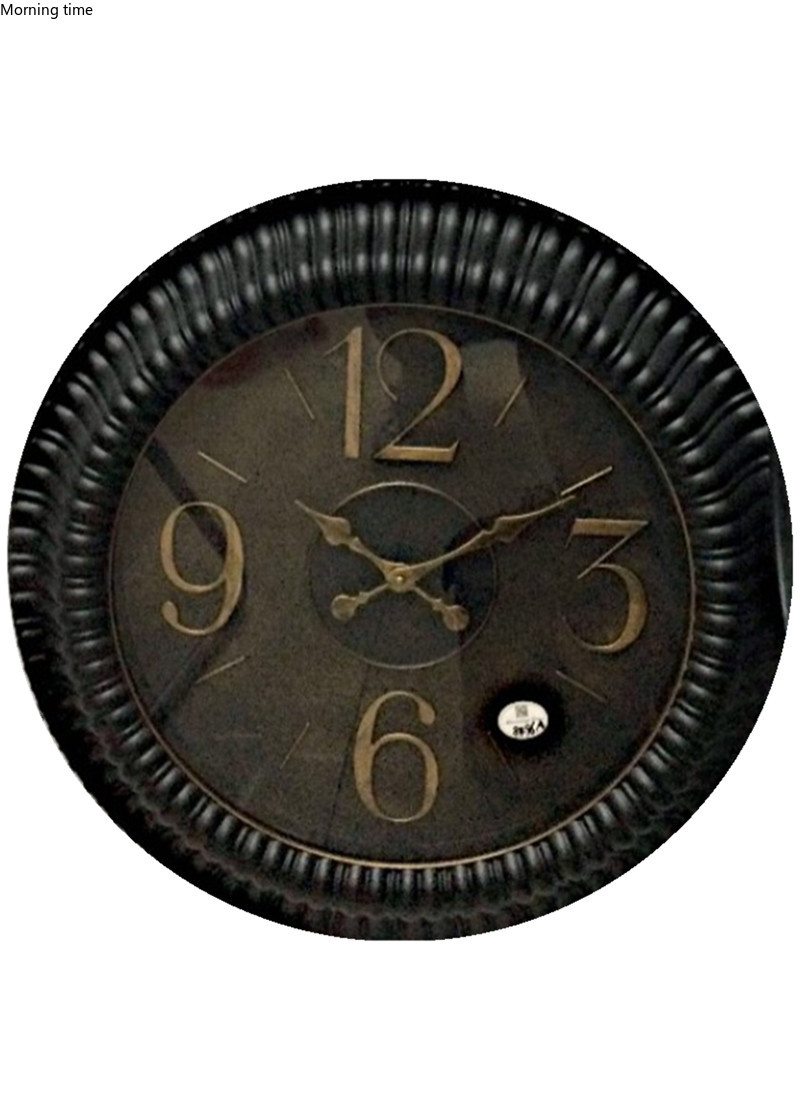 Model 8496A plastic retro wall clock in Europe and America详情5