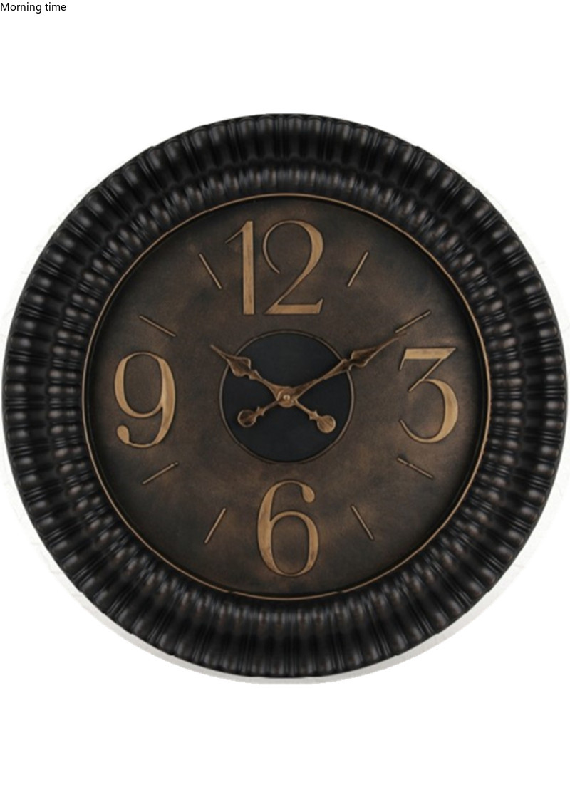 Model 8496A plastic retro wall clock in Europe and America详情4