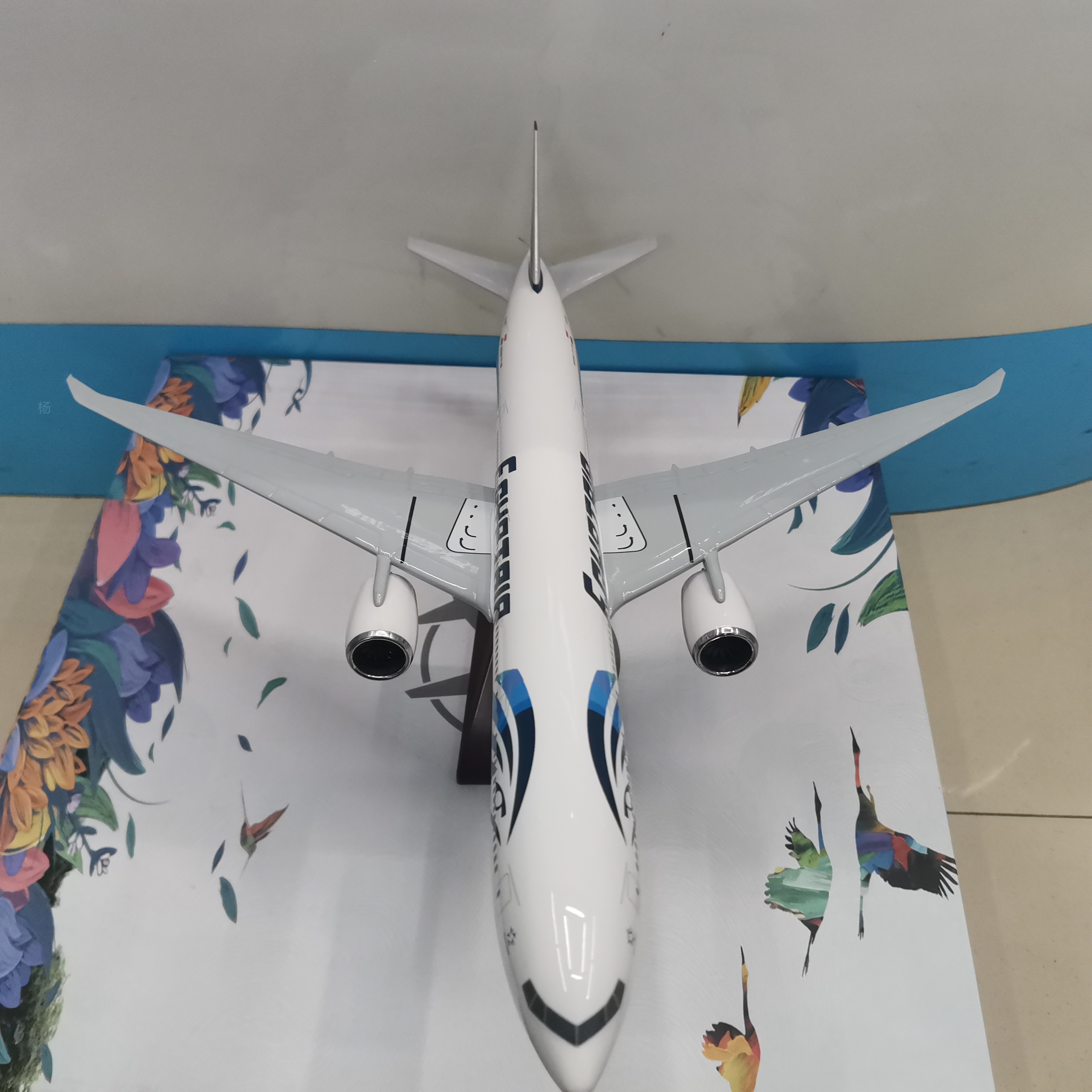 飞机模型（埃及航空B777-300ER飞机）仿真飞机模型 ABS合成强化树脂飞机模型详情图3