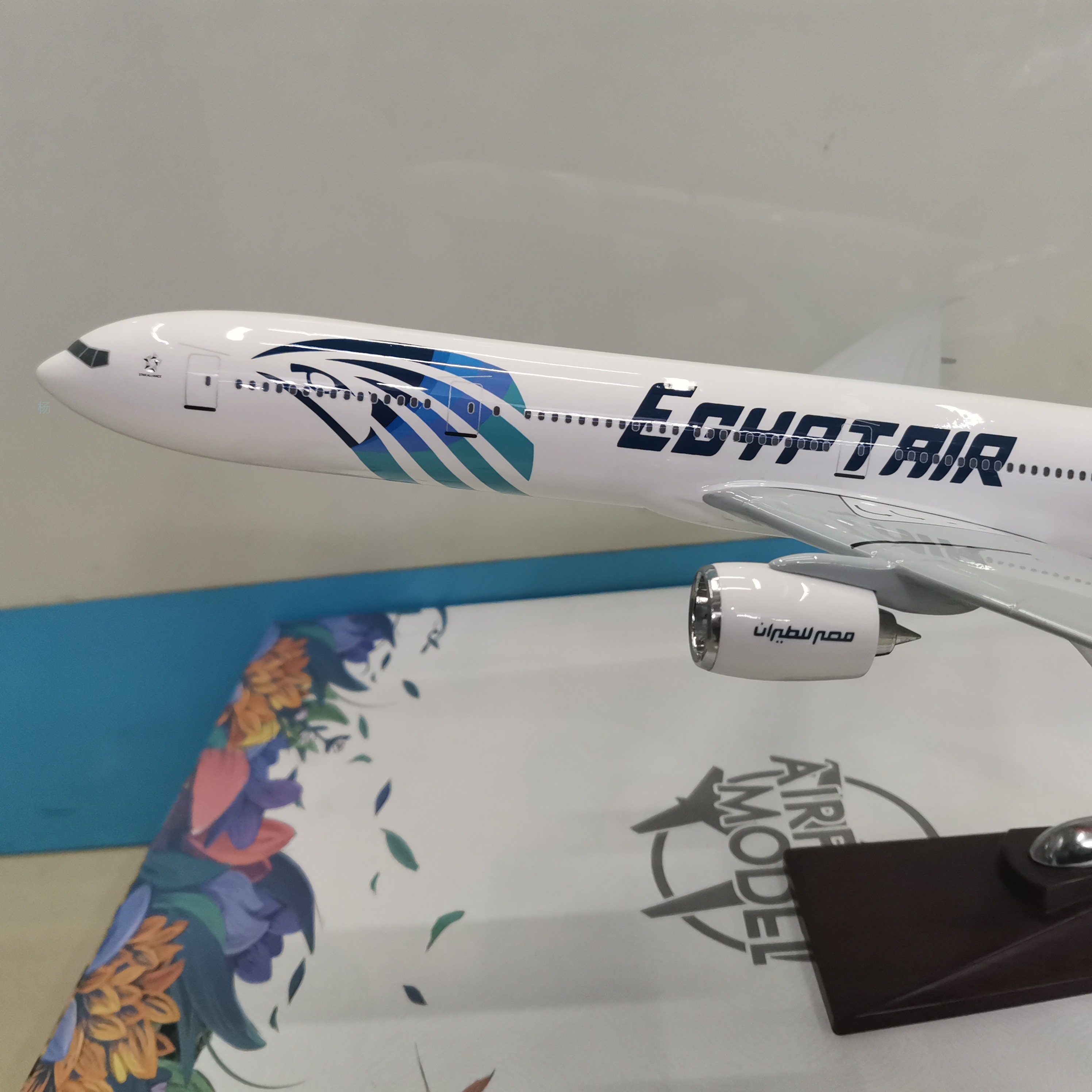 飞机模型（埃及航空B777-300ER飞机）仿真飞机模型 ABS合成强化树脂飞机模型详情图4