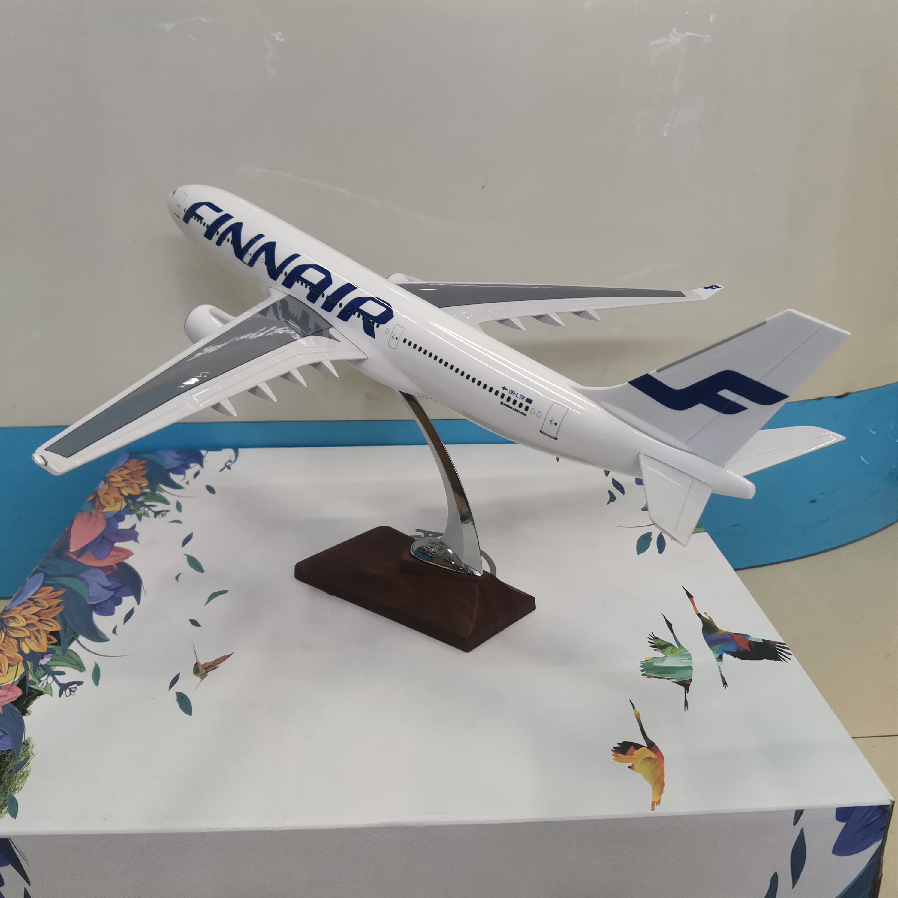 飞机模型（47cm芬兰航空A330飞机模型）仿真飞机模型 ABS合成强化树脂飞机模型详情6