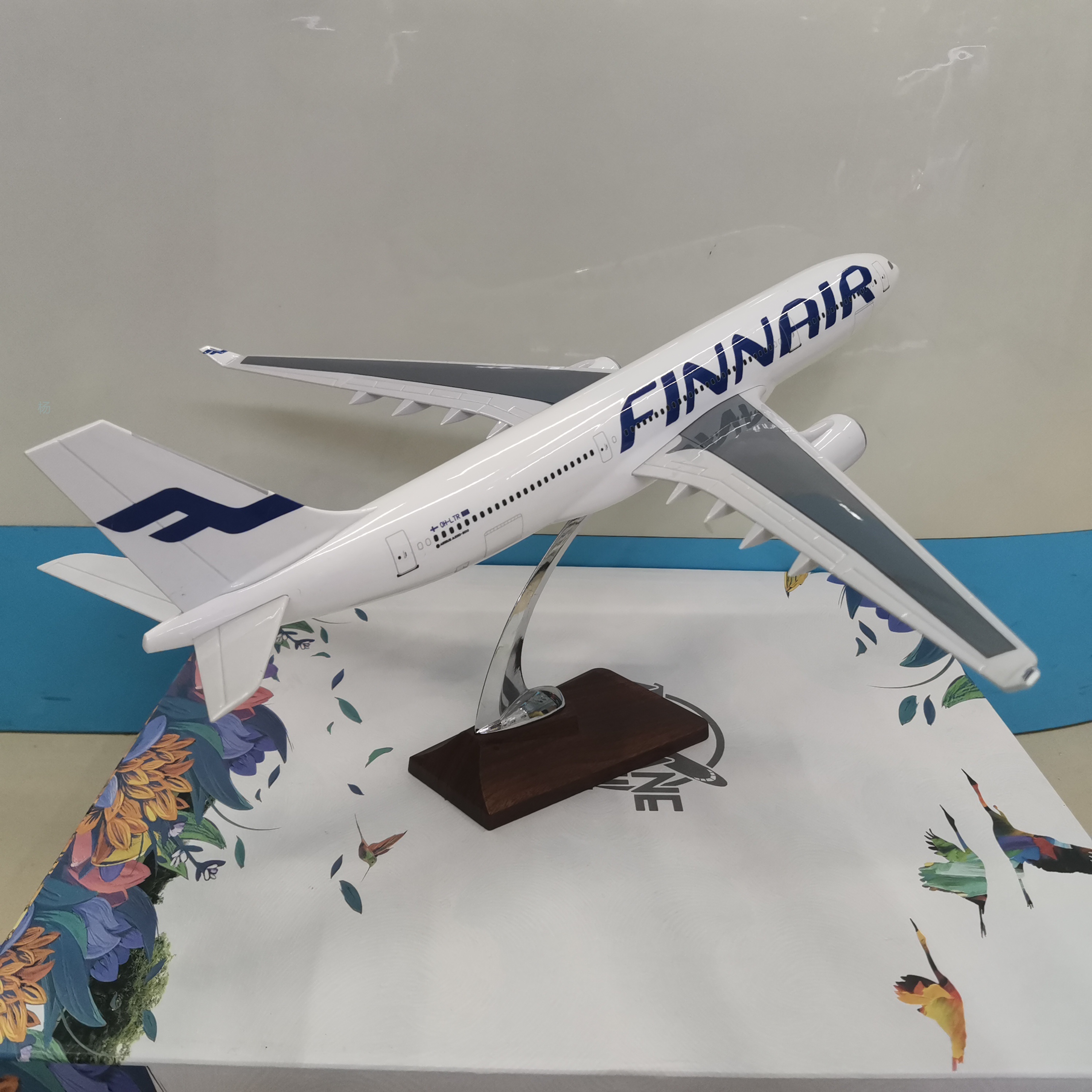 飞机模型（47cm芬兰航空A330飞机模型）仿真飞机模型 ABS合成强化树脂飞机模型详情7