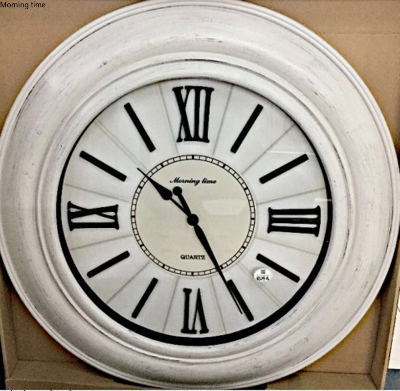Model 8529A plastic retro wall clock in Europe and America详情图2