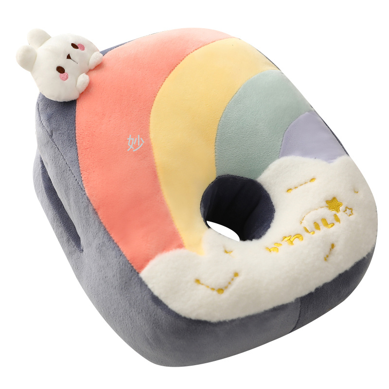 2025 New Rainbow plush toy, a cute birthday gift for boys and girls' bedrooms, 40cm Item Picture