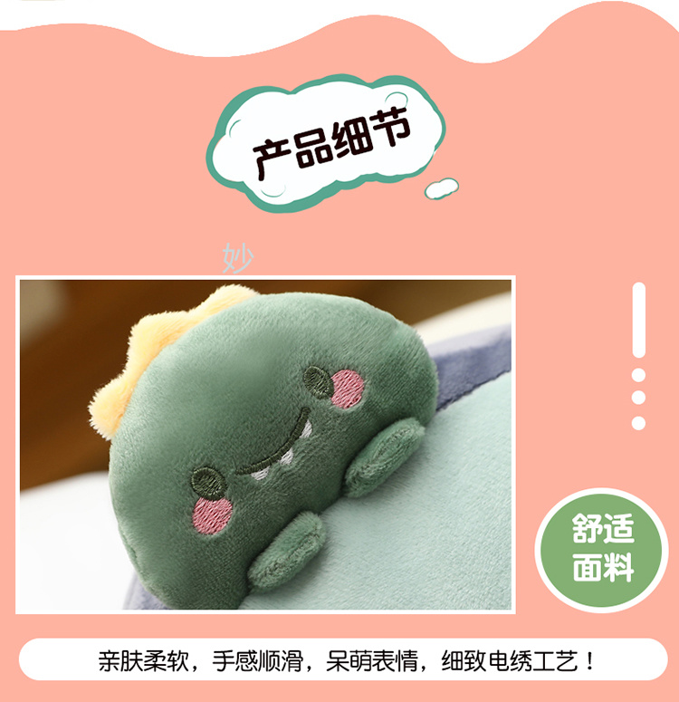 Soft throw pillow, cushion, seat cushion, multi-functional comfort, creative bed, bedroom, birthday gift, nap pillow, little rainbow animal pic 3