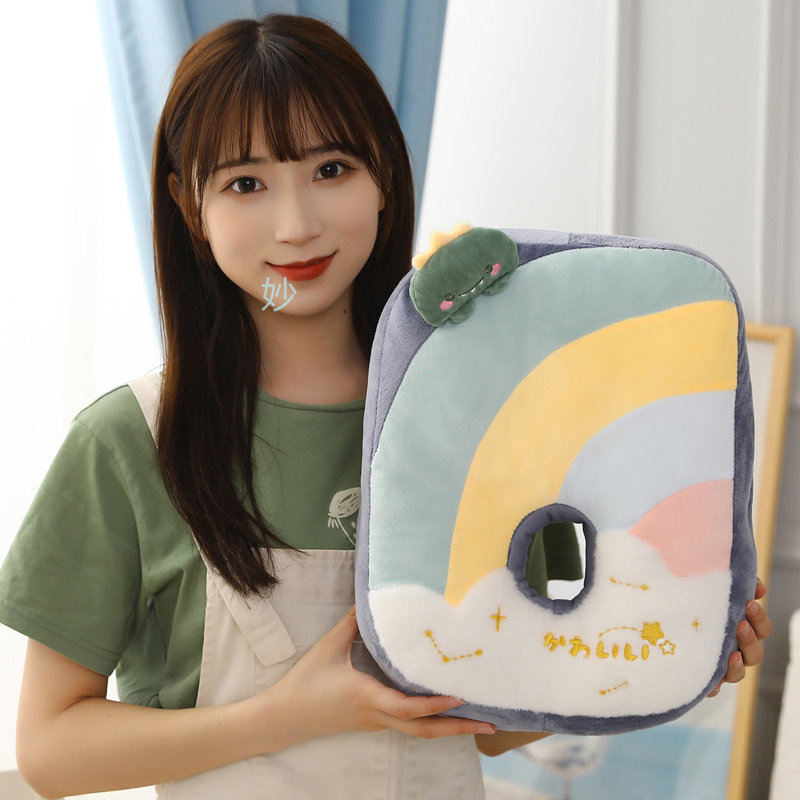 2025 New Rainbow plush toy, a cute birthday gift for boys and girls' bedrooms, 40cm