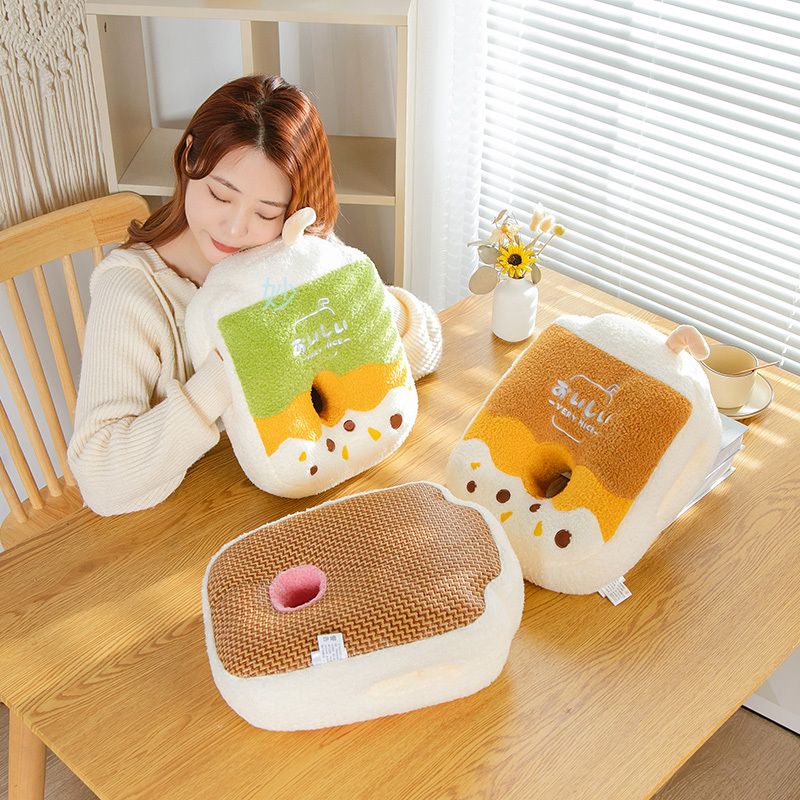 2025 New style cake plush toy, cute male and female bedroom birthday gift plush toy, 40cm details Picture