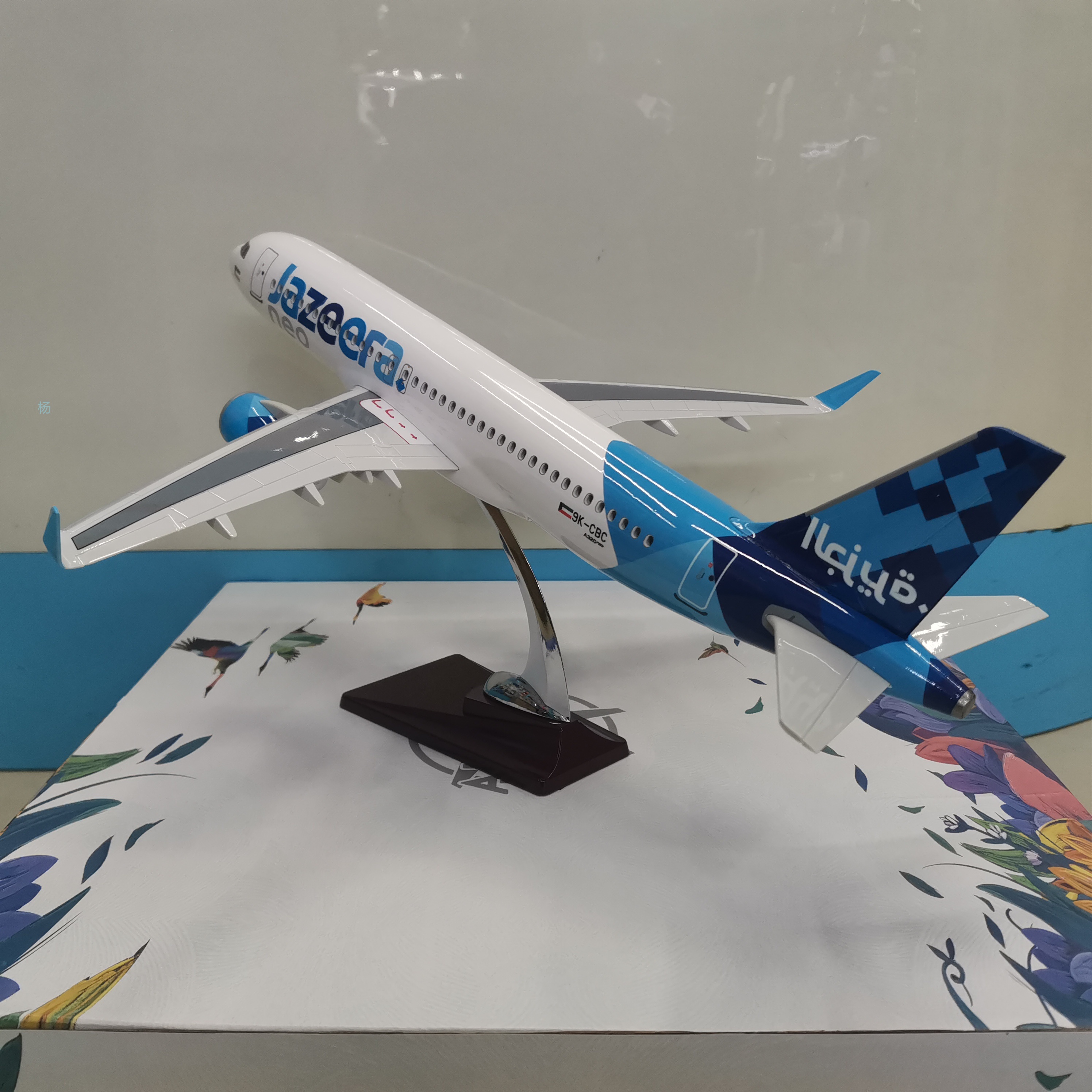 飞机模型（A320neo半岛航空）仿真飞机模型 ABS合成强化树脂飞机模型详情图5