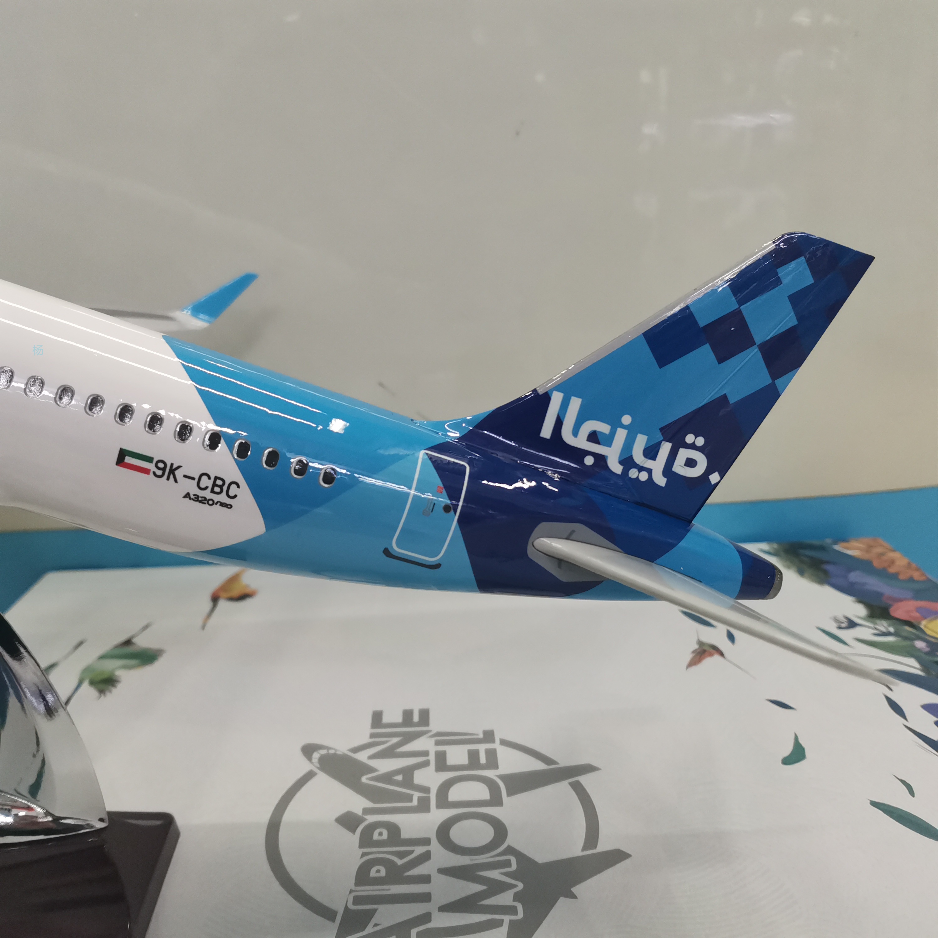 飞机模型（A320neo半岛航空）仿真飞机模型 ABS合成强化树脂飞机模型详情图4