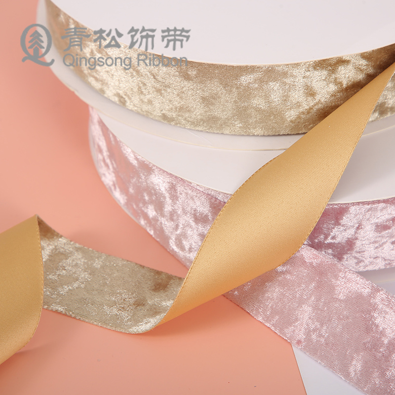 Green pine ribbon, single-sided velvet woven ribbon, swan bow, ribbon card, DIY through woven ribbon, children's hair accessory, diy pendant, gift packaging, clothing materials, clothing accessories, lace, flower packaging, ribbon, cake gift box, binding strap Item Picture
