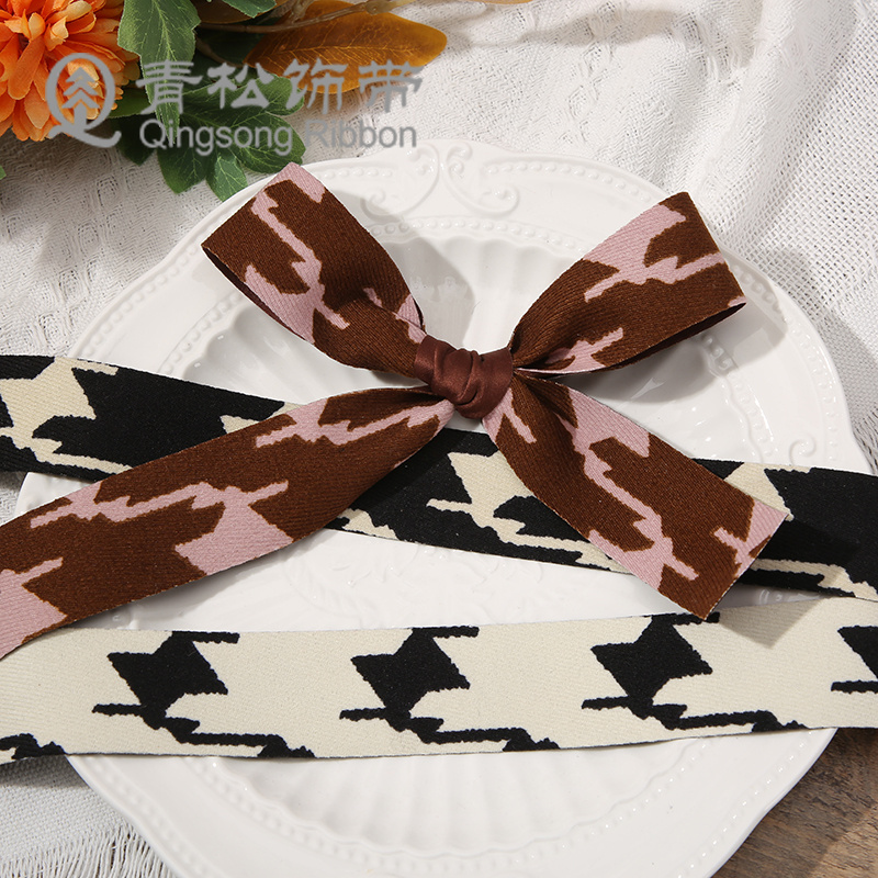 Pine ribbon, autumn and winter large woven ribbon, bow, ribbon card, DIY through woven ribbon, children's hair accessory, diy pendant, gift packaging, clothing materials, clothing accessories, lace, flower packaging, ribbon, cake gift box, binding strap Item Picture