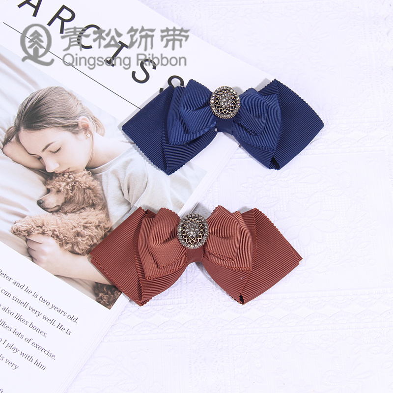 Pine ribbon, Korean-style polyester cap strap, webbing, bow, ribbon card, DIY through webbing, children's hair accessory, diy pendant, gift packaging, clothing materials, clothing accessories, lace, flower packaging, ribbon, cake gift box, tie details Picture