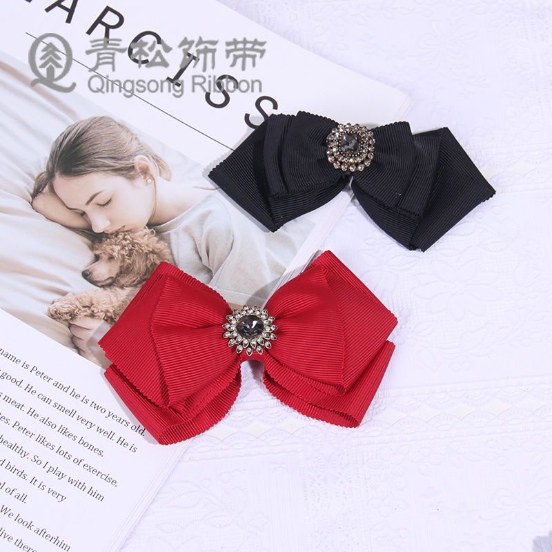 Pine ribbon, Korean-style polyester cap strap, webbing, bow, ribbon card, DIY through webbing, children's hair accessory, diy pendant, gift packaging, clothing materials, clothing accessories, lace, flower packaging, ribbon, cake gift box, tie Specification image