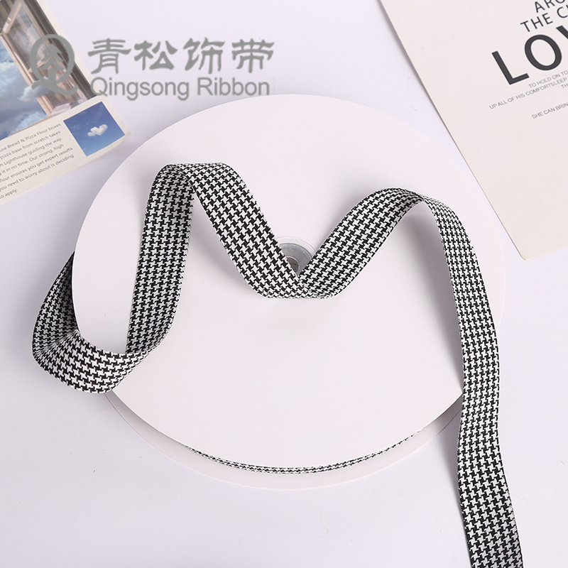 Green pine ribbon, Korean version, colorful thickened checkered webbing, bow, DIY webbing, hair accessory, diy pendant, gift packaging, shoes, flower hat straps, clothing materials, clothing accessories, lace, flower packaging, ribbon, cake, gift box straps Specification image