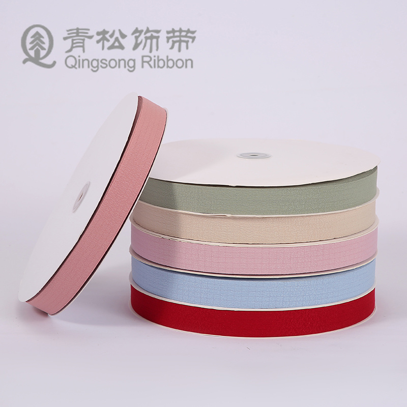 Green pine ribbons, double-sided macaron ribbons, bow ribbons, ribbon cards, DIY through ribbons, children's hair accessories, diy pendants, gift packaging, clothing materials, clothing accessories, lace, flower packaging, ribbon cakes, gift boxes, binding straps Item Picture