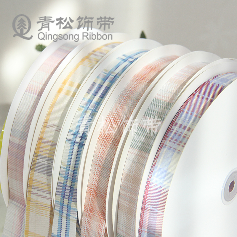 Pine ribbon, JK checkered webbing, bow, ribbon card, DIY through webbing, children's hair accessory, diy pendant, gift packaging, clothing materials, clothing accessories, lace, flower packaging, ribbon, cake, gift box, tie Specification image