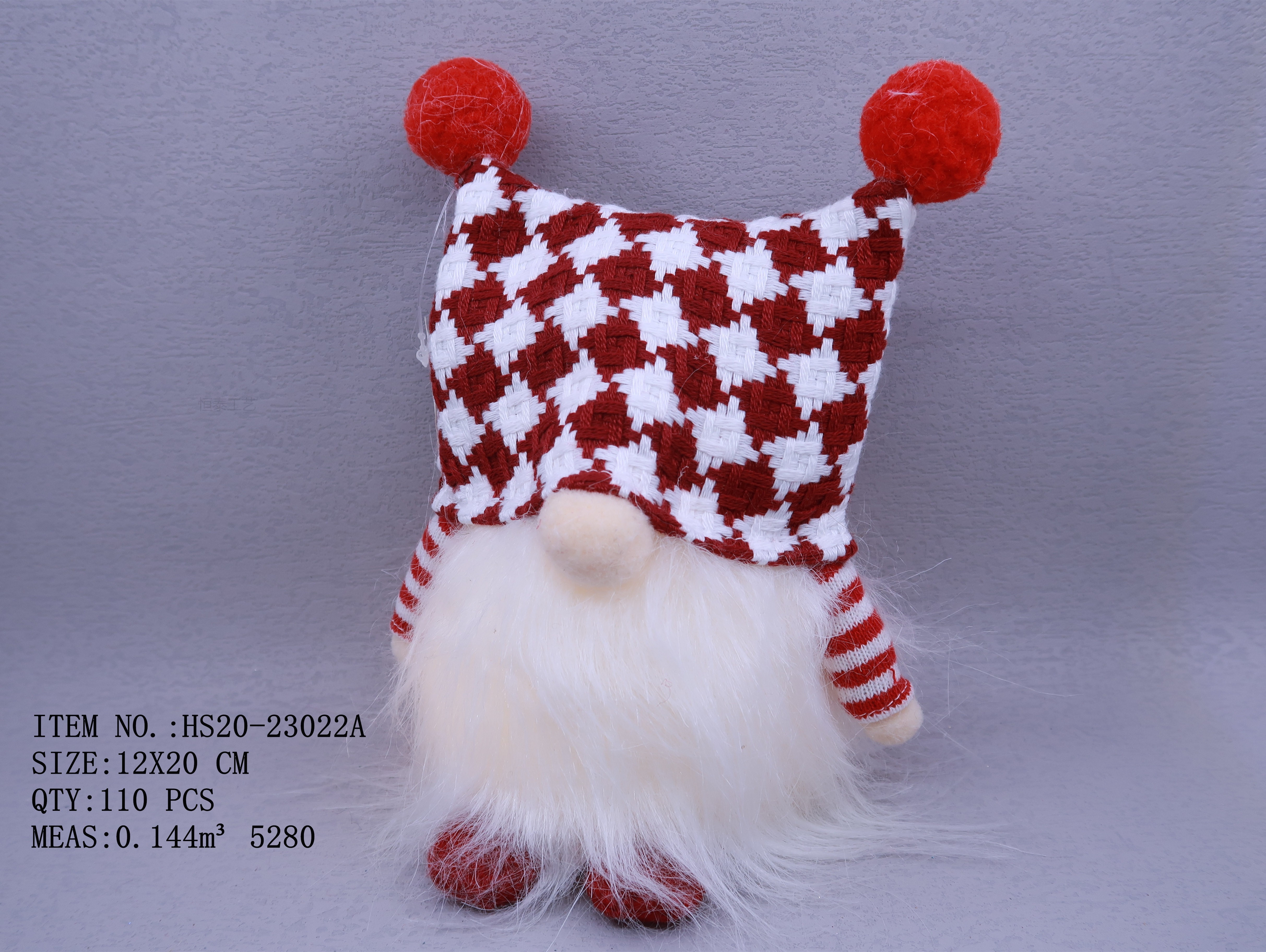 11X17CM Christmas fabric pillow doll decorative item pic 3