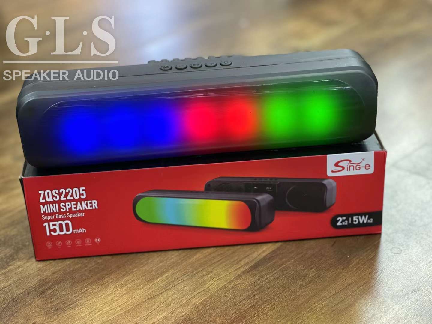 ZQS Portable speaker Bluetooth wireless speaker radio wireless microphone flame speaker light 2022 Internet celebrity speaker ZQS2205 details Picture