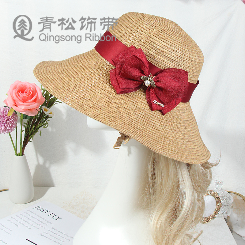 Green pine ribbons, Korean version wrinkled wood cotton yarn webbing, bow ribbons, DIY hair accessories, diy pendants, gift packaging, shoes, flower hats, ribbons, clothing materials, clothing accessories, lace, flower packaging, ribbons, cake gift boxes, binding straps details Picture