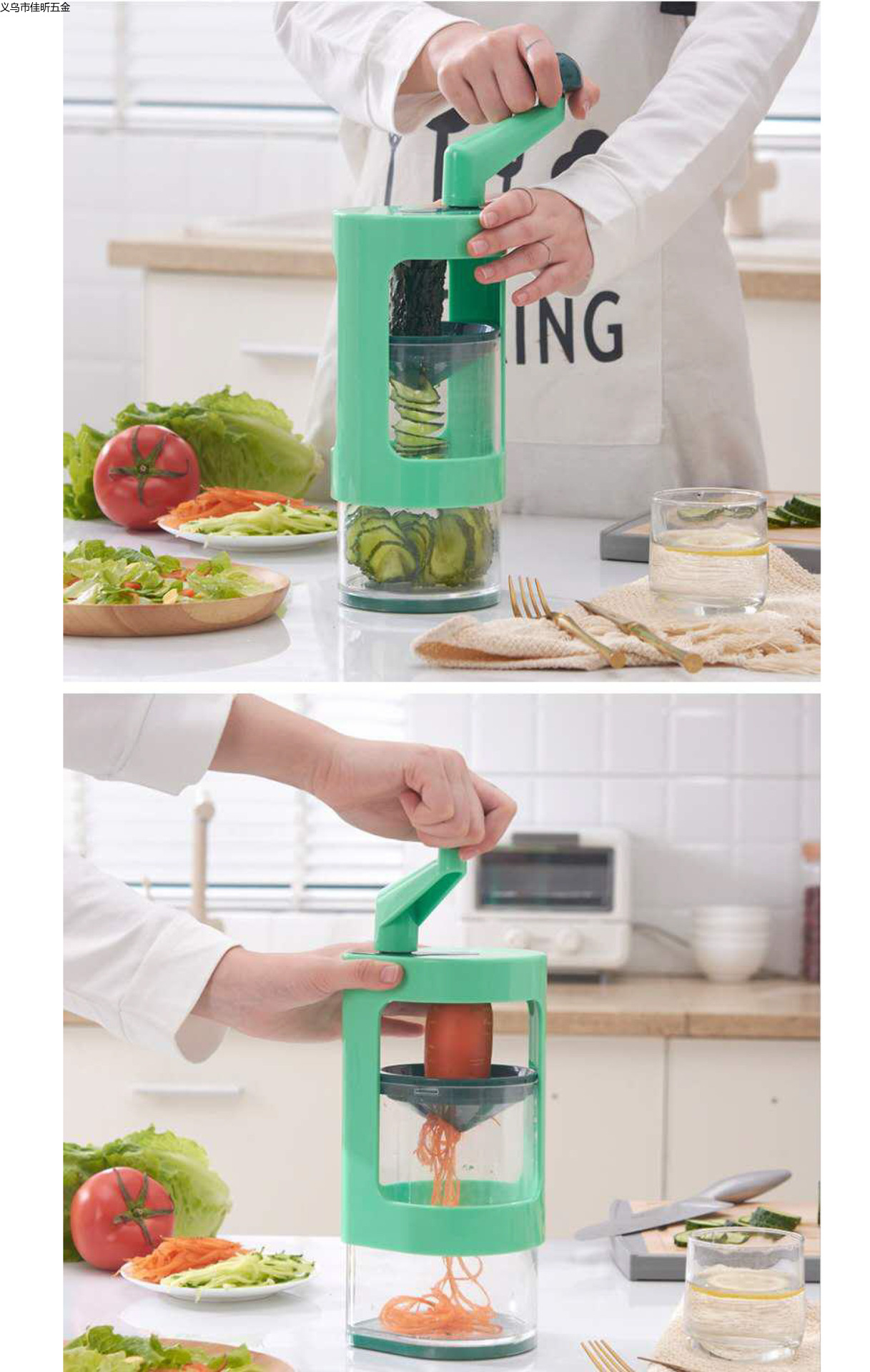 新款多功能切菜器家用手摇切菜器手动旋转式黄瓜土豆切丝切片器详情7