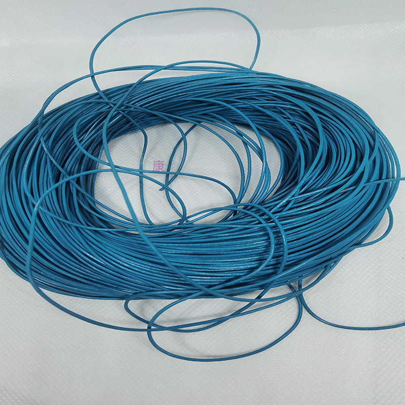 1.5mm sea blue cowhide leather 100 meters can be customized necklace bracelet rope full figure
