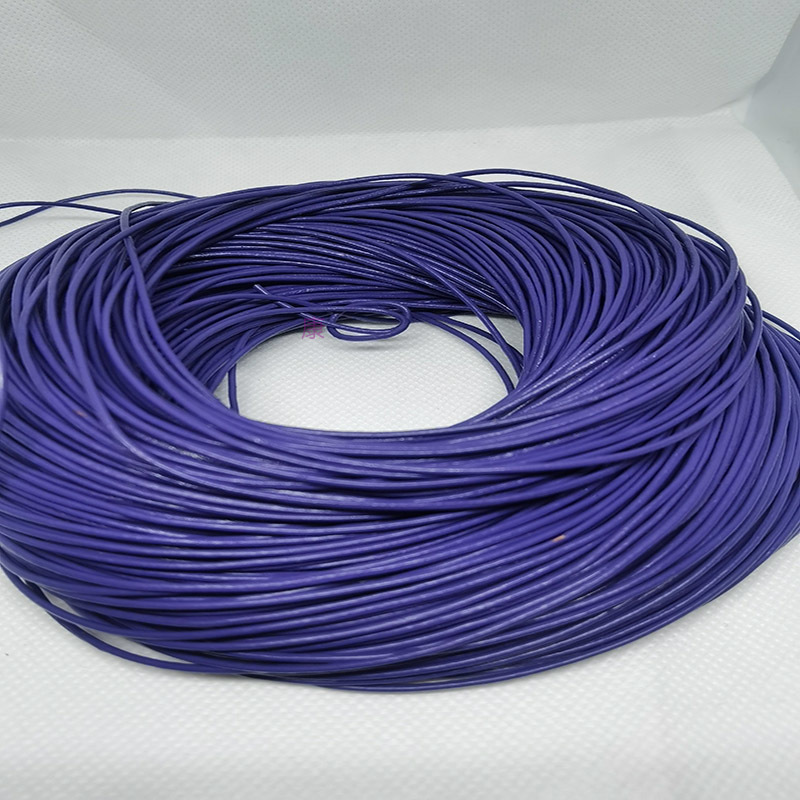 1.5mm light purple cowhide leather 100 meters can be customized necklace bracelet rope full figure