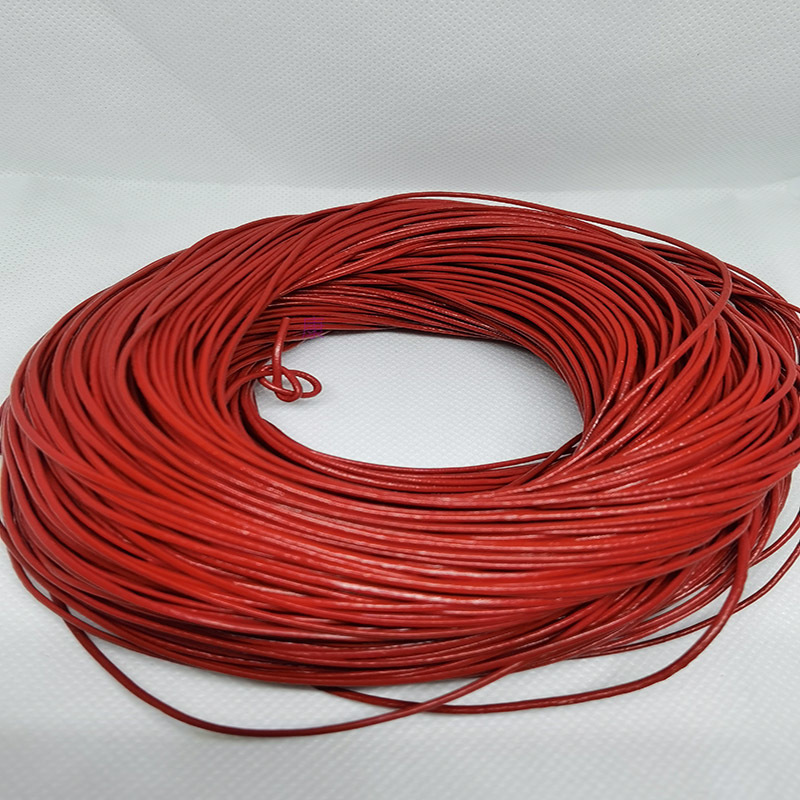 1.5mm red cowhide leather 100 meters can be customized necklace bracelet rope Specification drawing