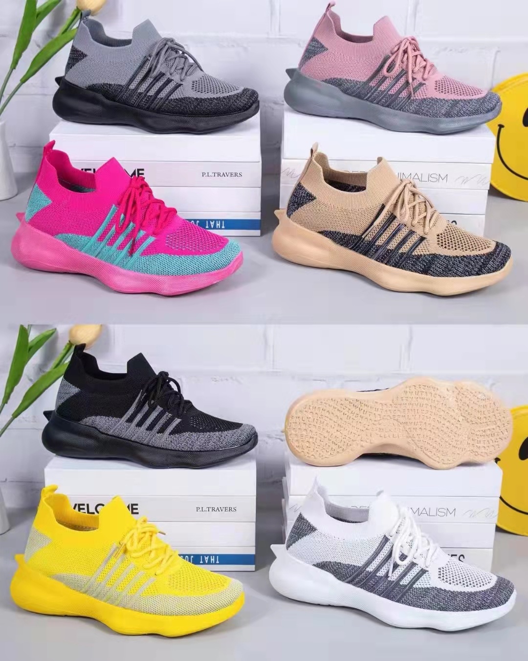 The new Feizhi women's shoes from Must-Win are a bestseller. They are a trendy, breathable and versatile women's shoe for spring. Feizhi soft-soled anti-odor youth sports and casual shoes. 43794-040736 Item Picture