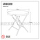 折叠桌/塑料折叠桌/户外家具白底实物图