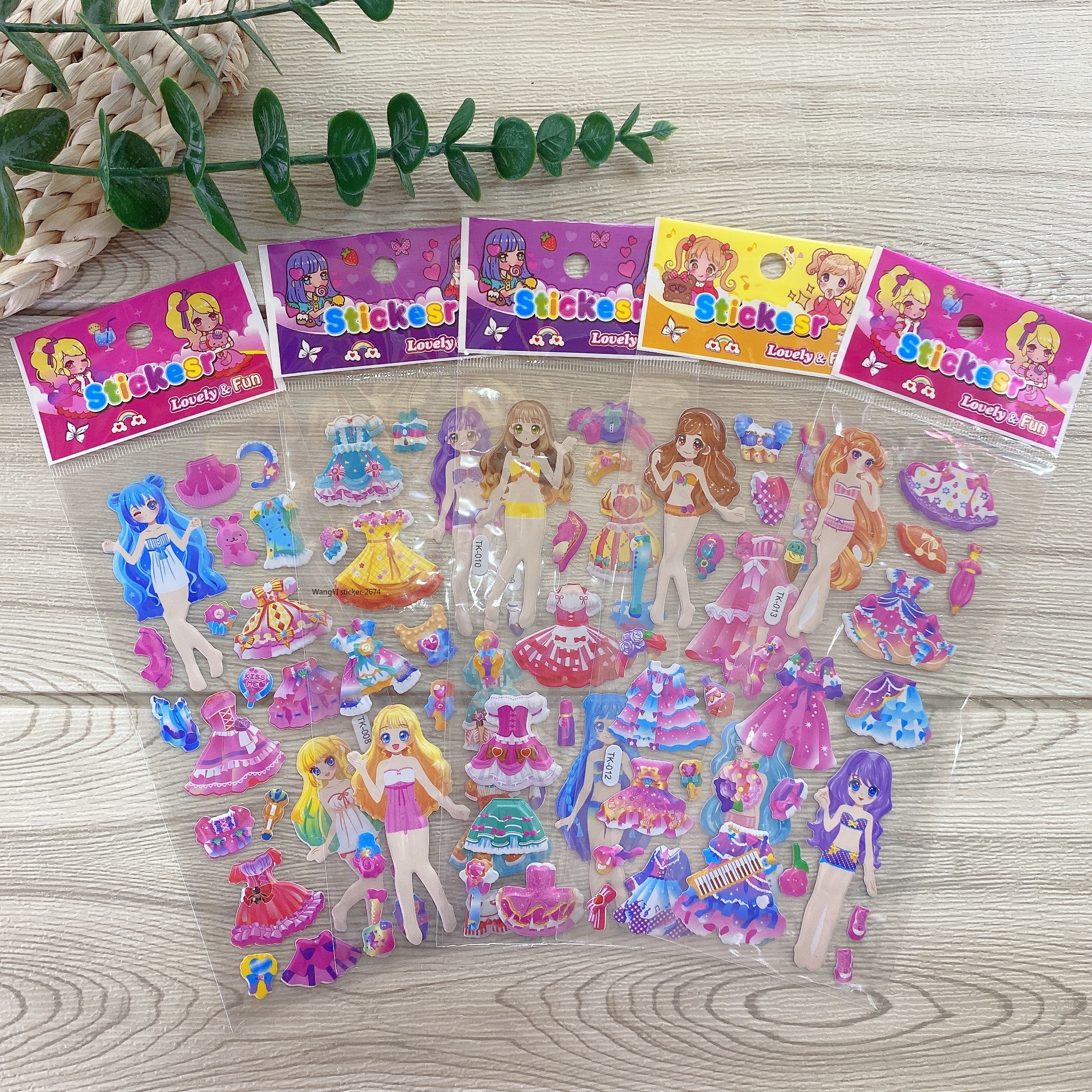 热销立体泡泡贴幼儿园奖励玩具贴画不干胶恐龙爱心汽车笑脸3D贴纸详情1
