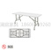 折叠桌/塑料折叠桌/户外家具产品图