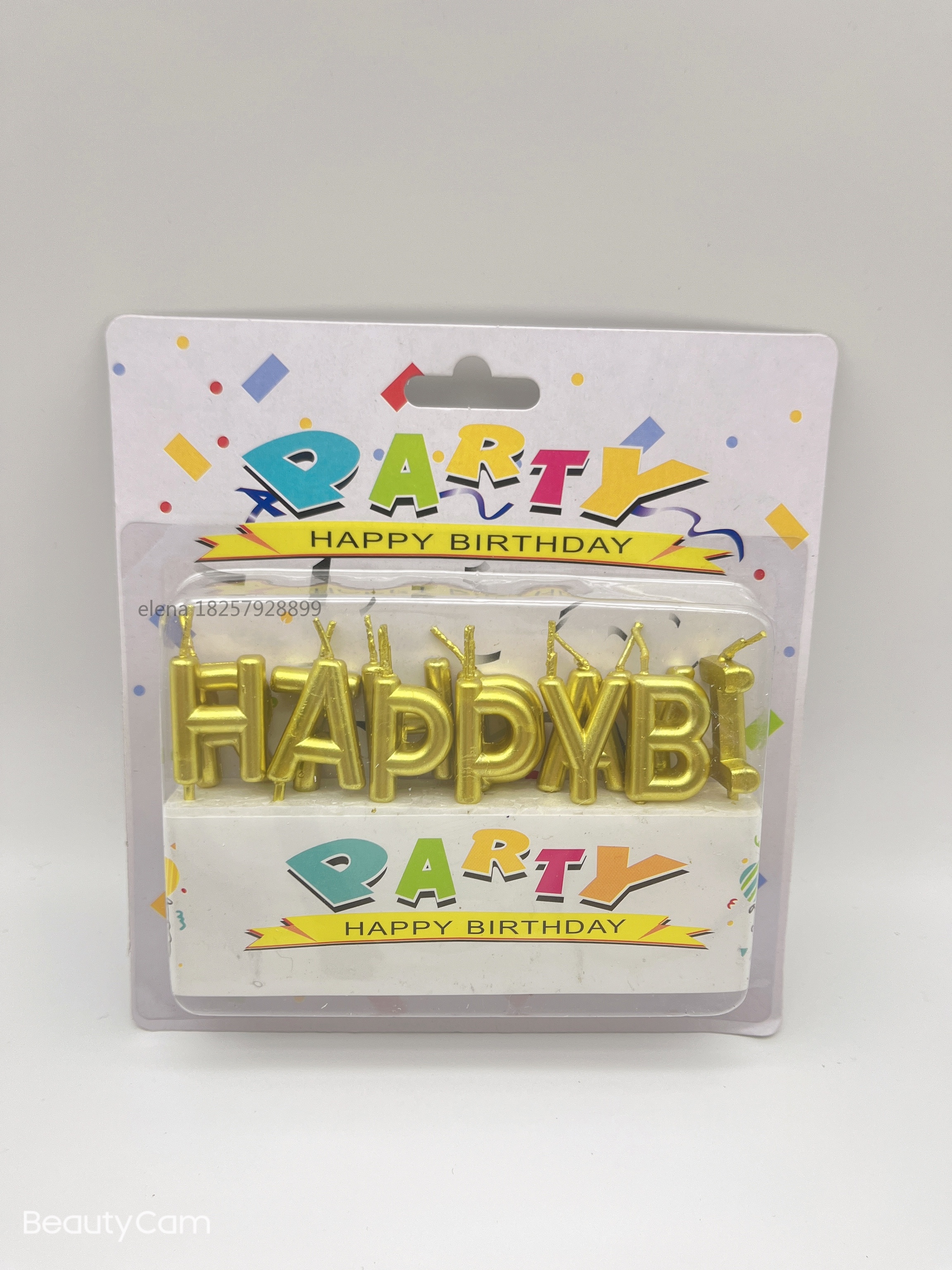 生日派对/数字蜡烛/节日产品图
