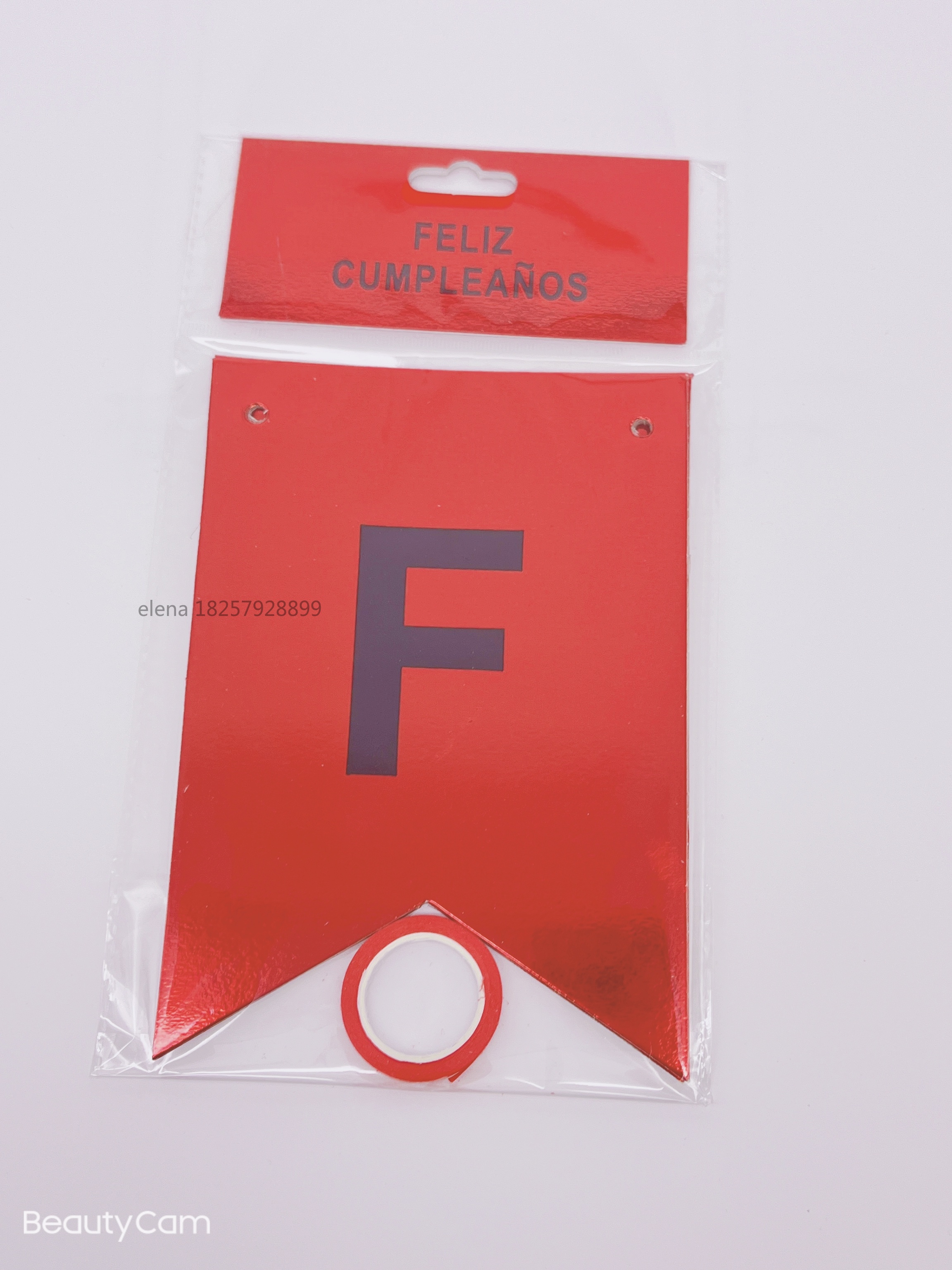 鱼尾旗/横幅/派对装饰细节图