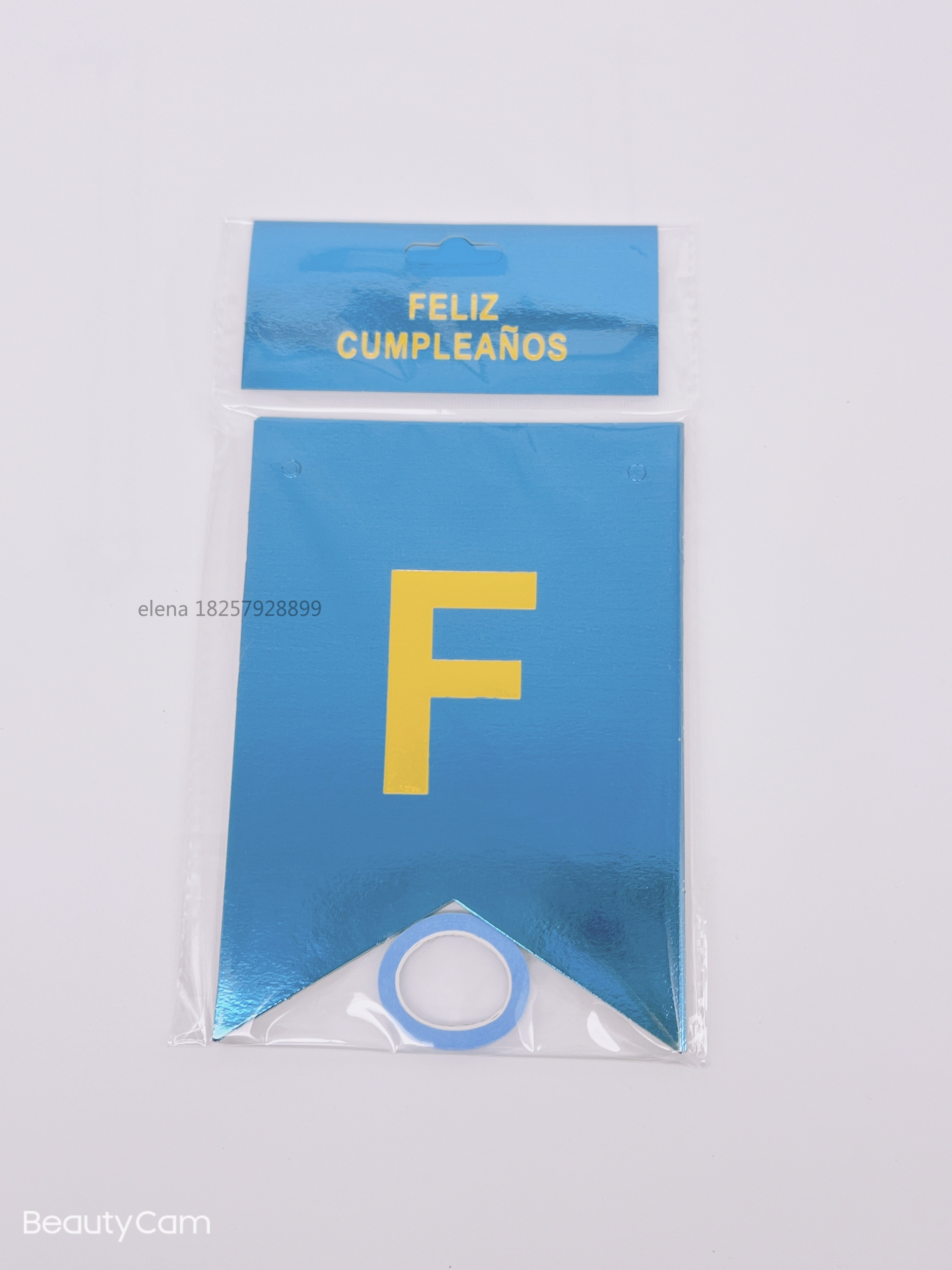 鱼尾旗/横幅/派对装饰白底实物图