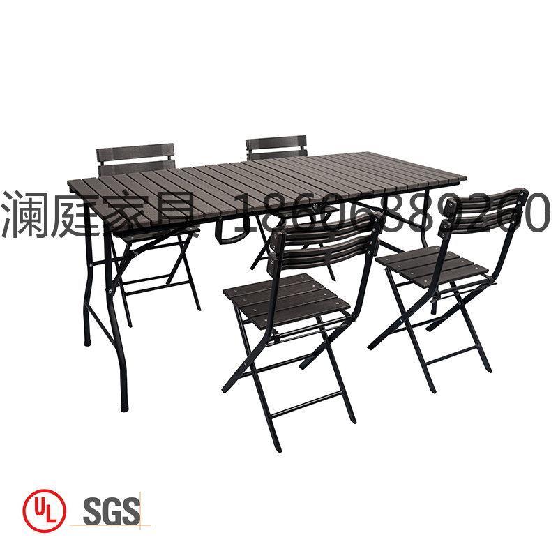 户外折叠桌椅实物图